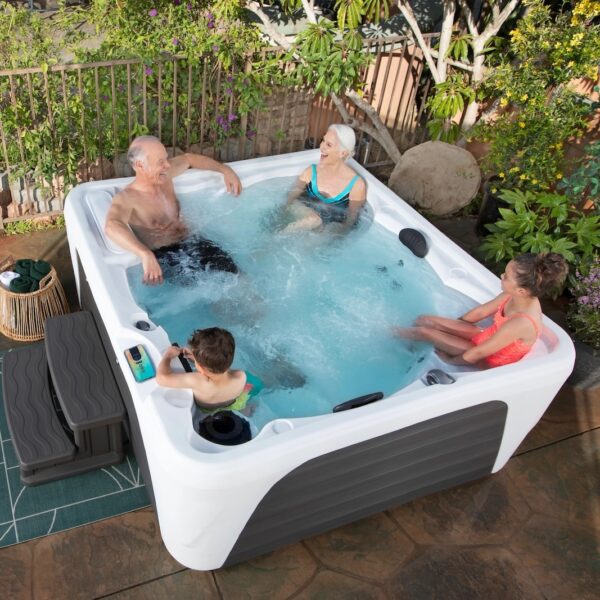 Fantasy Entice Premier spa arctic white charcoal, lifestyle image