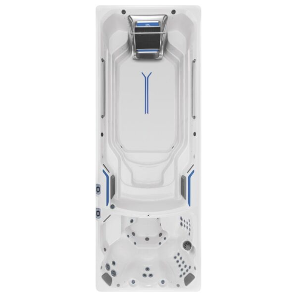 dual temperature swim spa endless pools