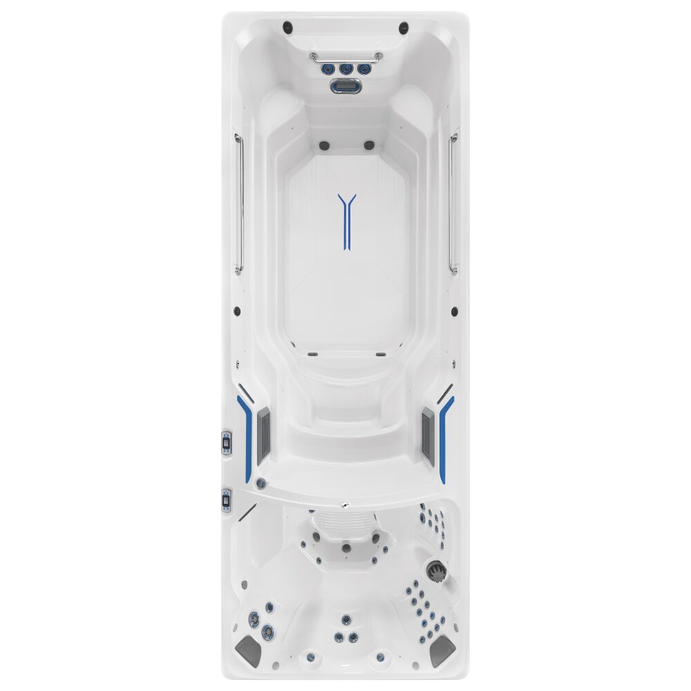 endless pools dual temperature swim spa x2000
