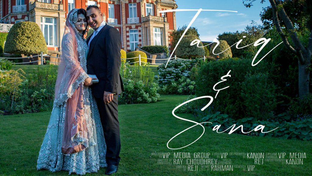 Tariq & Sana — wedding film poster